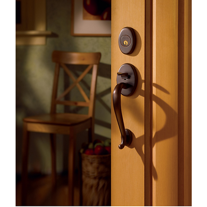 Baldwin brown door handle