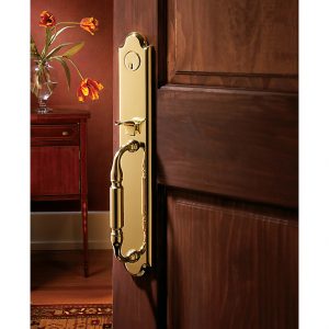 Baldwin wood door handle