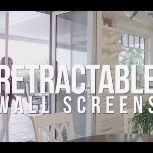 Retractable Wall Screens by Phantom Screens
