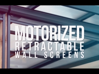 Motorized Retractable Wall Screens by Phantom Screens