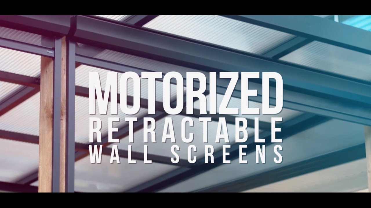 Motorized Retractable Wall Screens by Phantom Screens